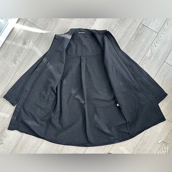 Brandy Melville - Black Cotton Button Up - Picture 4 of 9